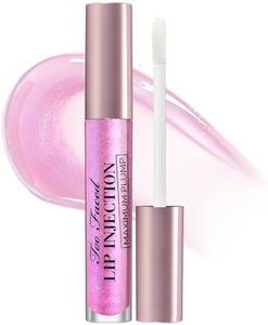 Too Faced Lip Injection Maximum Plump Extra Strength Lip Plumper Gloss | Hydrating, Volumizing, + Plumping, 0.14 Fl Oz, Lavender Daze (Holographic Lavender)