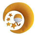 Newborn Photography Props Moon Pillow Baby Photoshoot Props Posing Pillow Crescent Moon Pillows Set Infant Shoot Accessories Yellow