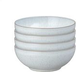 Denby White Speckle Cereal Bowls Se