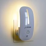 LED Night Light- Sensky BS126 PIR Motion Sensor LED Night Light, Plug in Wall Natural White Night Lights for Children’Stairs, Bedroom,Living Room,Kitchen, Hallway, 0.9W Output