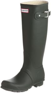 HUNTER Women's Original Tall Green Rain Boots - 6 D(M) US