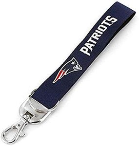 Aminco NFL New England Patriots Deluxe Wristlet Keychain, 5