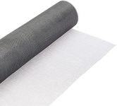 Stockroom Plus Replacement Gray Fiberglass Window Screen Mesh Roll for Windows, Screen Doors, and Crafting (118x39 in)