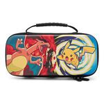 PowerA Protection Case for Nintendo Switch, Switch Lite & OLED Model, Hard Shell Protective Pouch with Carry Handle and 9 Game Cards Storage, Official: Pokémon: Charizard vs. Pikachu Vortex