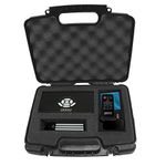 Sturdy Portable Pico Projector Carrying Hard Case with Diced Foam fits AAXA P5, P300, P700, P4X, IVATION, Philips, Brookstone Portable Projectors, Mini Tripod, Charger, and Small Accessories