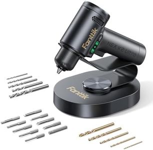 Fanttik K2 Ultra 7.4V Power Drill, Cordless Drill/Driver, 3/8'' Keyless Chuck, Max. 30 N.m, Max. 1250 RPM, TapSwitch Gear Change, 2.5AH Rechargeable Battery, Tool Kit for Home DIY Projects