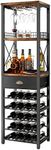 Homeiju Wine Rack Freestanding Floo