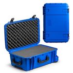 Seahorse Protective Equipment Cases SE920F,BL3005 Protective Wheeled Carry-on Case with Foam (Light Blue)