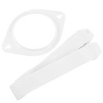 Healifty Ostomy Belt Hernia Support Abdominal Belt Adjustable Breathable Stoma Opening for Colostomy Ileostomy Surgery Health Care 1pc (White)