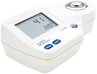 WLR Industries Hanna HI96801 Digital Refractometer for Brix Measurement in Food