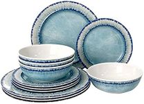 AELS Melamine Dinnerware Set of 12 