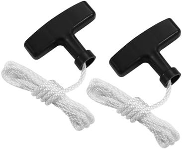 hiSpkNix 2-Pack 3.9ft Recoil Starter Rope with Handle – 4mm Cord Compatible with Honda GX160-GX390 Series, Lawn Mowers, Generators & Small Engines​