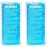 2 Pack Gel Ice Packs for Injuries,Reusable Gel Ice Packs for Muscle Pain,Cold & Hot Pack for Pain Relief,Ice Pack for Knee & Back/Neck Ice Pack,Hot Water Bottles Alternative (Blue, Large)