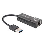 KUNOVA (TM) USB 3.0 to 10/100/1000 Gigabit Ethernet LAN Network Adapter, USB3.0 to RJ45