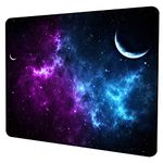 Shalysong Mouse pad, Personalized Computer Mouse pad, Office Decoration Accessories Gift, Non-Slip Rubber Mouse pad for Laptop (Galaxy)