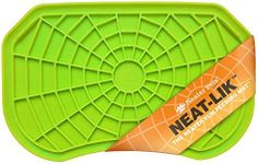 Neater Pets - Neat-LIK - Slow Feeding Pad for Dogs & Cats - Puzzle Toys Provide Boredom & Anxiety Relief - Fill Licking Pad with Healthy Treats & Food (Green)