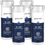 GLACIER FRESH XWF Replacement for GE XWF Refrigerator Water Filter Pack of 4 (Not XWFE)