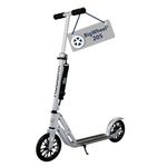 HUDORA BigWheel 205 Scooter - Stable Aluminum Scooter - Adjustable & Foldable City Scooter with Stand - Sporty Scooter for Kids & Adults up to 100kg