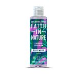 Faith In Nature 300 ml Natural Lavender and Geranium Body Wash, Nourishing, Vegan and Cruelty Free, No SLS or Parabens