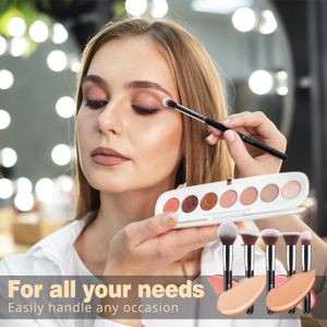 BEAKEY 12-Piece Makeup Brush Set – Soft Synthetic Bristles
