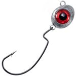 Dr.Fish 10 Pack Swimbait Jig Heads Bass Fishing Jig Texas Jig Head Weedless EWG Hooks Freshwater Fishing Lure Jig Shaky Jig 3/8oz Red