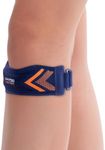 Physio Factory Two x Premium Sports Knee Brace - Patella Knee Strap for Pain Relief - Knee Support Strap with Patella Support - Ideal Knee Straps for Runners Knee. Premium Patella Strap