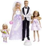 Barbie Wedding Set with Bride and G