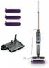 Shark Steam Pickup 3-in-1 Steam Mop Picks Up Debris, Deep Scrubs, & Steam Sanitizes - All At Once, Lightweight Steam Cleaner for Home, Steam Cleaner for Hardwood, Tile & Laminate, White, SD205CCO