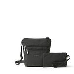 Baggallini Pocket Crossbody Bag - Stylish, Lightweight, Adjustable Strap Purse With RFID-Protected Wristlet, Hands-Free Travel Bag with Interior Organizational Pockets and More