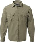 Craghoppers Mens Kiwi Ls Hiking Shirt, Pebble, M EU