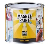MagPaint Magnetic Paint for Walls, Bedroom, Office, Kitchen, Playroom, Classroom, DIY and Renovation - 0.5 litre - 1sqm Coverage