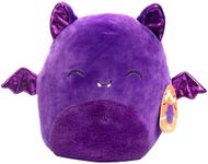 Squishmallows Original 10-Inch Blas The Purple Bat - Official Jazwares Halloween Plush - Collectible Soft & Squishy Bat Stuffed Animal Toy - Add to Your Squad - Gift for Kids, Girls & Boys