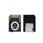 Perfect Part For PSVita Game Card to Micro SD TF Card Transfer Adapter Push to Eject for PSVita SD2Vita 1000 2000 Henkaku 3.60 Game Accessor - Black