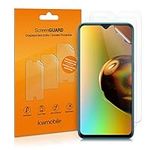 kwmobile Screen Protectors Compatible with Samsung Galaxy A12 Screen Protector - 3x Ultra-Clear Transparent Phone Films