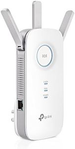 TP-Link RE455 - Repetidor WiFi AC1750, velocidad banda dual (2.4 GHz/5 GHz), extensor de red y punto de acceso, compatible con módem fibra y ADSL, indicador luz inteligente, 1 x puerto Gigabit
