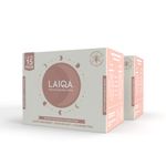 LAIQA Rash-Free Ultra Soft Combo Duo Sanitary Pads for Women|30 Pads-20L+10XL Pads with 30 Disposable bags+6 Free Pantyliners|Made with Natural Fiber|Leakproof Pad with 4 wings|No Chlorine & Fragrance