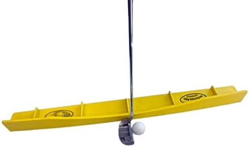 The Putting Arc - MS3 Model - Golf Training Aid Used to Perfect Your Putting and Reduce Your Score! - Practice and Master Your Putting Fundamentals! - Golden Yellow