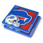 YouTheFan NFL Buffalo Bills 3D Logo Series Coasters 4" x 4"