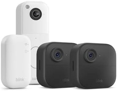 Blink Außenkamera 4 mit Blink Videotürklingel, inkl. Sync-Basismodul