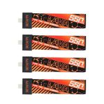 BETAFPV 4pcs Lava 550mAh 1S 3.8V LiHV 75C FPV LiPo Battery with BT2.0 Port for 1-2S FPV Tiny Whoop Drone Quadcopter such as Meteor75, Meteor75 Pro, Cetus Pro 1S Brushless Drones, Cetus X 2S Quad