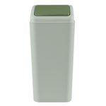 Nicesh 4.5 Gallo Waste Can with Swing Lid, Swing Top Garbage Can, Green