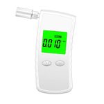 BACZGIF Breathalyzer,Breathalyzers for Alcohol with LCD Digital Display,Alcohol Breathalyzer Tester for Home Use,Portable Breathalyzer with 10 Mouthpieces and Carrying Case (White)