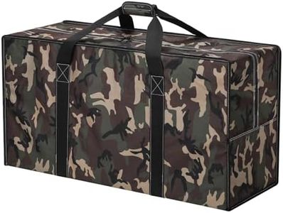 iFARADAY 105L Extra Large Duffle Bag - 32.5 inch Heavy Duty & Water Resistant Duffel Bag Durable Luggage Storage Bag for Camping, Travel, Sports (Camo)