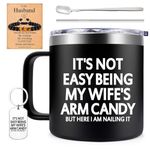 Fufendio Husband Gifts for Him - Funny Husband Mug 14oz - Husband Christmas Birthday Gifts from Wife - Fathers Day Valentines Day Anniversary Wedding Gifts for Husband