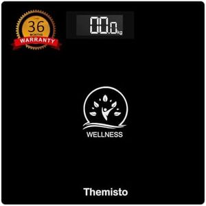 Themisto TH-WS40 Body weight Scale, With High Precision Sensors | Backlit Display |