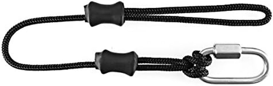 Foto&Tech Safety Camera Strap Tether Leash Fits any Sling Up to 1.5 Wide with Durable Stainless Steel Carabiner & High Strength Cord
