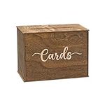 Cregugua Rustic Wooden Card box 12x