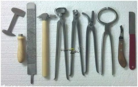 Horse Farrier Tool Kit Grooming 9 Pieces Complete Tools Kit