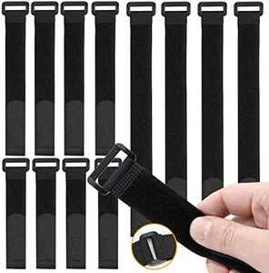 Fascette Velcr, Fascette Cavi, 30pcs Fascette per Cavi Riutilizzabili Fissaggio Corda Cavo Titolare Cavi Organizzatore Fastener, 3 Diverse Dimensioni