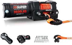 ZESUPER 3500lb Winch 12v Boat Trail